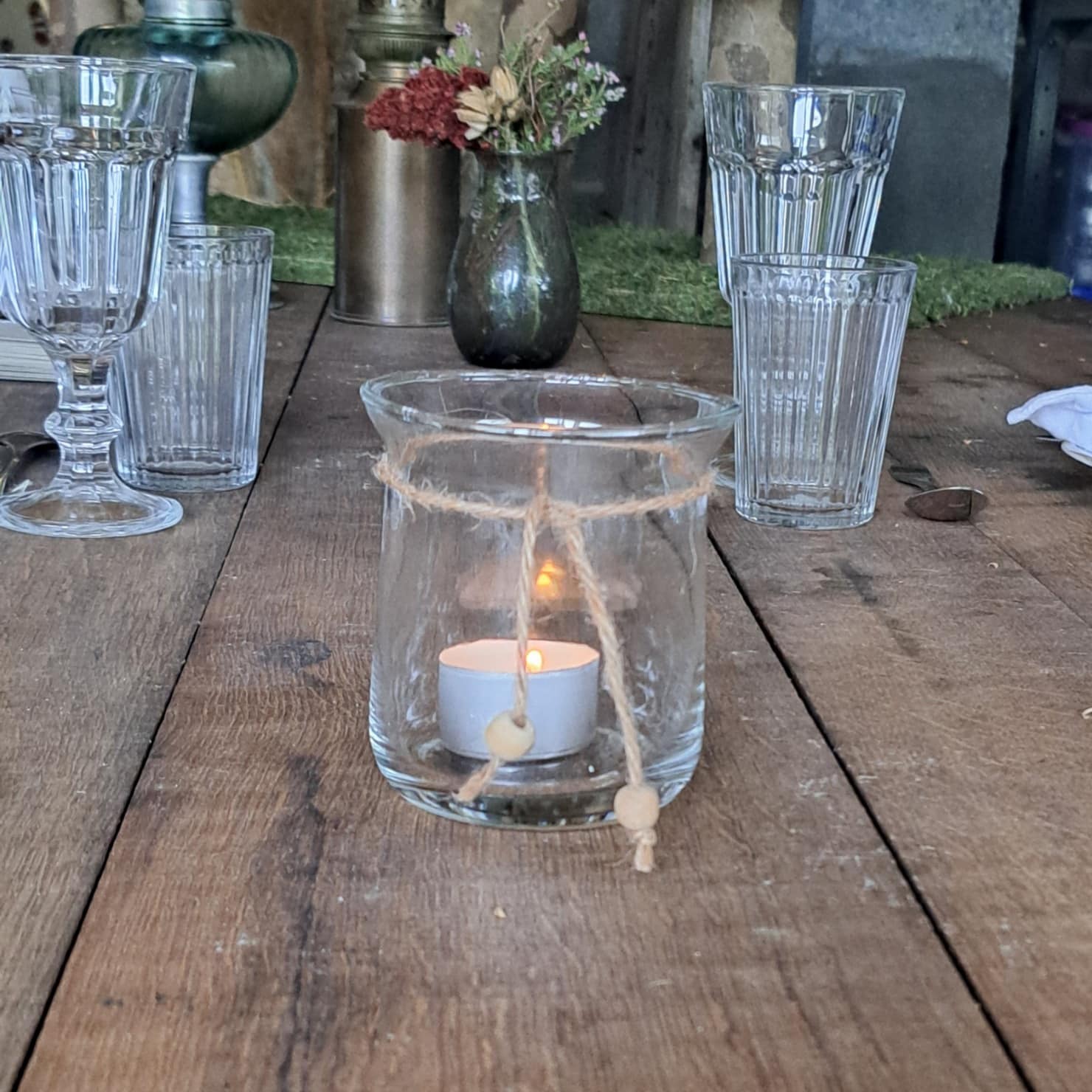 Photophore flamme